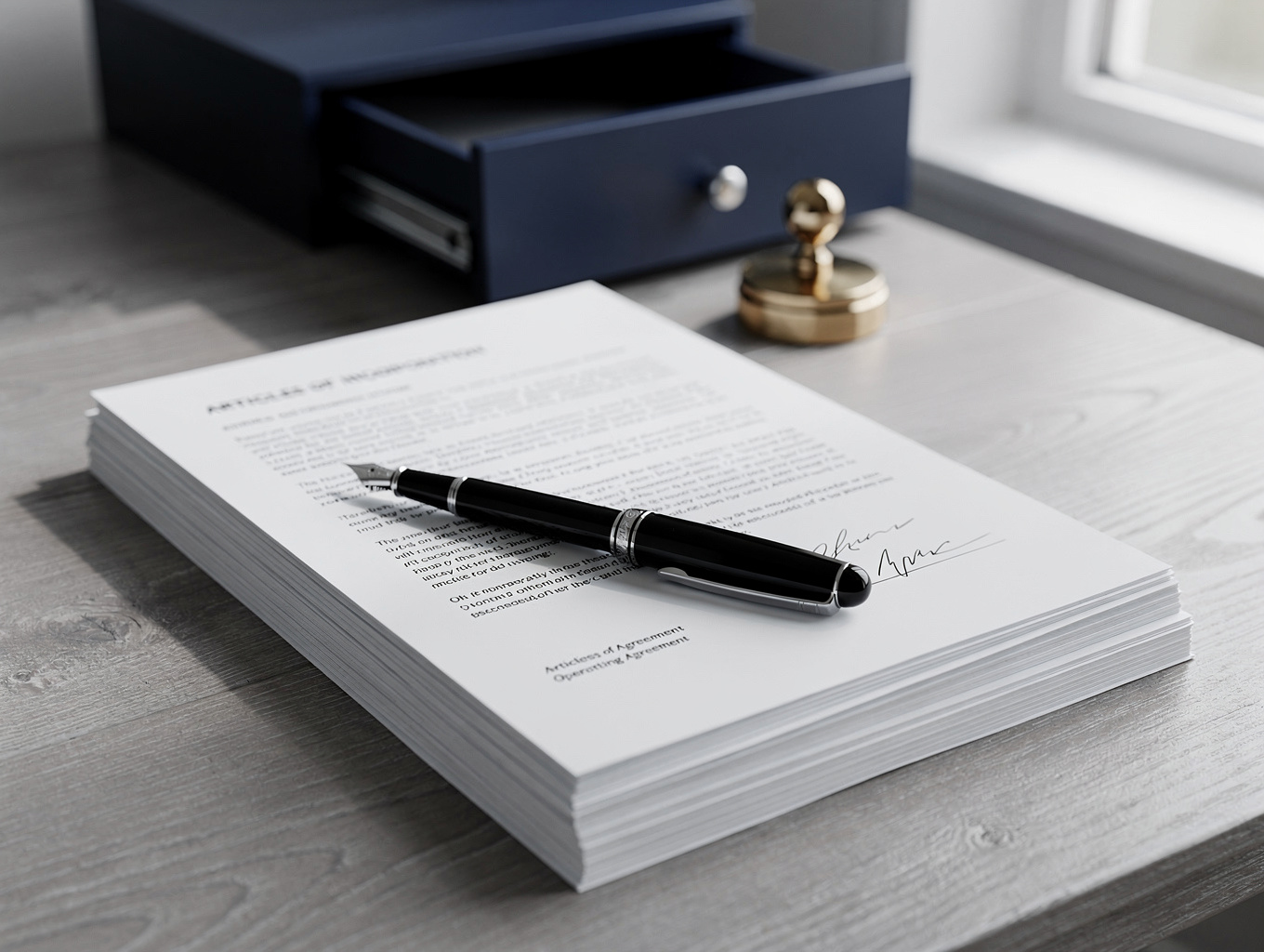 Professional document layout representing legal terms and conditions